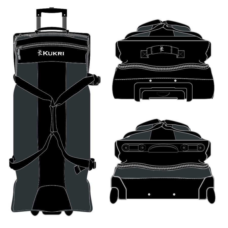 Kukri Shop (NZ) Kukri Sports Product Details Team Wheelie Bag