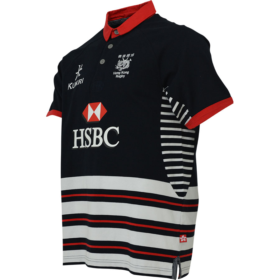 Navy Kukri Hong Kong Rugby 7's Men's Event Classic Style Shirt Jersey New 