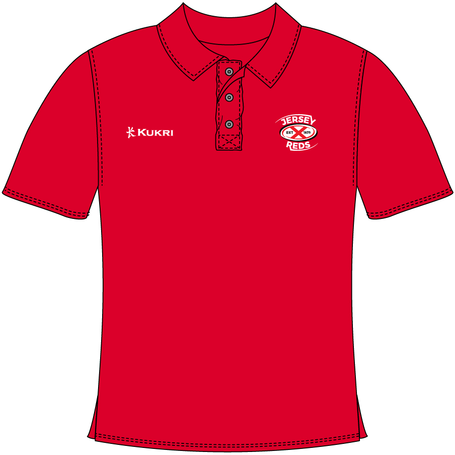 Jersey Reds RFC | Kukri Sports | Product Details - JRFC Mens Polo ...