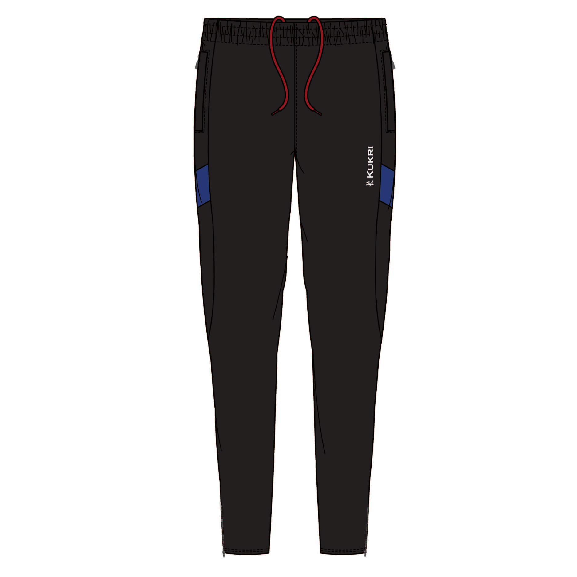 Dalriada School | Kukri Sports | Product Details - Black Tapered Pants ...